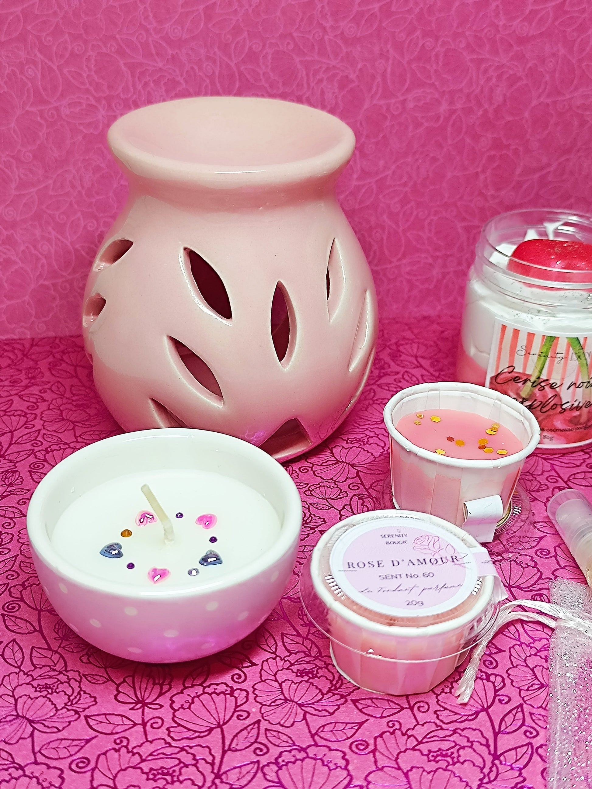 Coffret Parfum Fête des Mères "Cocon de Douceur" - Sérénity Bougie - coffret bougie