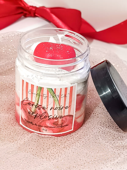 Fondant Parfumé Crémeux Chantilly Cerise Noire Explosive