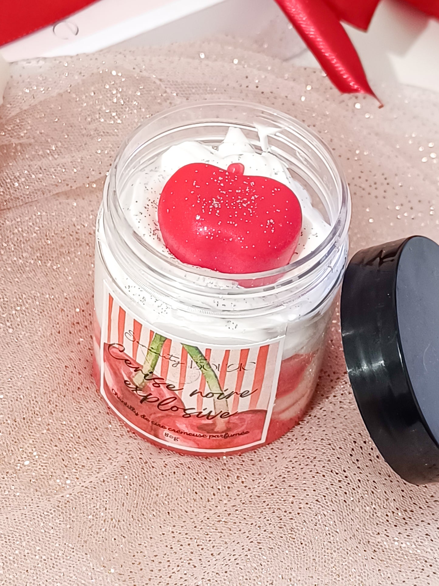 Fondant Parfumé Crémeux Chantilly Cerise Noire Explosive
