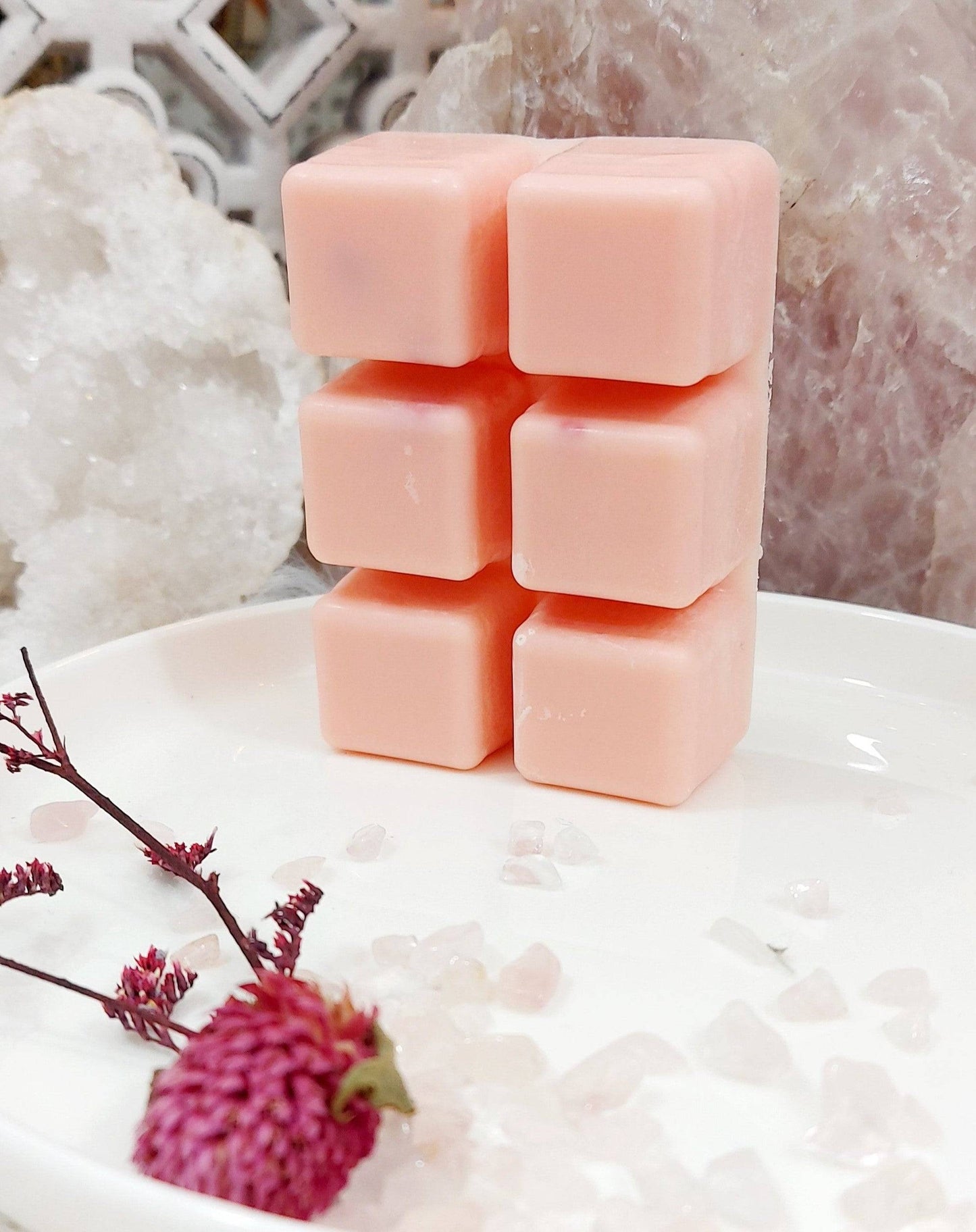 Tableta de 6 Fondant perfumado POMME D'AMOUR - Aroma de Grasse - Cera vegetal natural - Vegano Eco-responsable