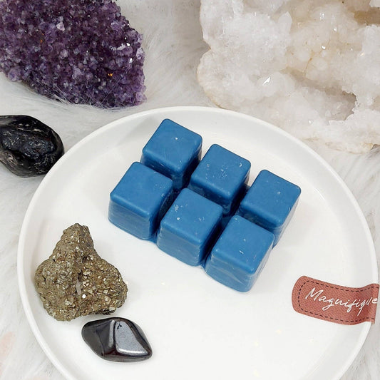 Tableta de 6 fondants perfumados L'HEURE DES SORCIÈRES - Aroma de Grasse - Cera vegetal natural - Vegano Eco-responsable
