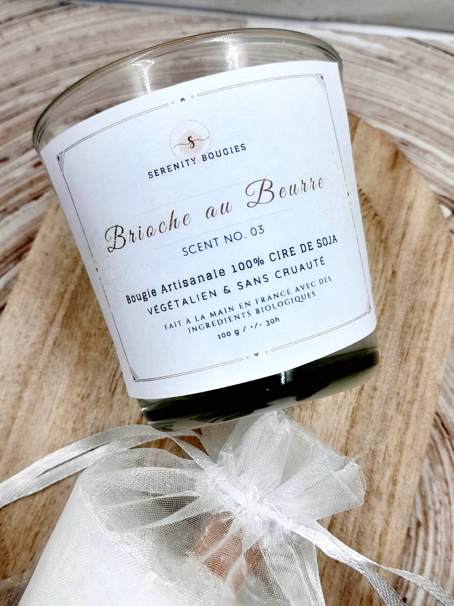 Bougie rechargeable parfum Brioche au Beurre