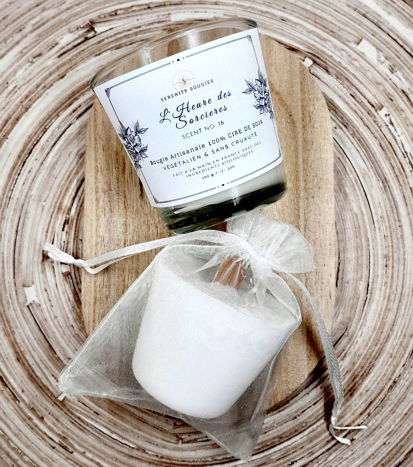 bougie parfumé artisanal rechargeable