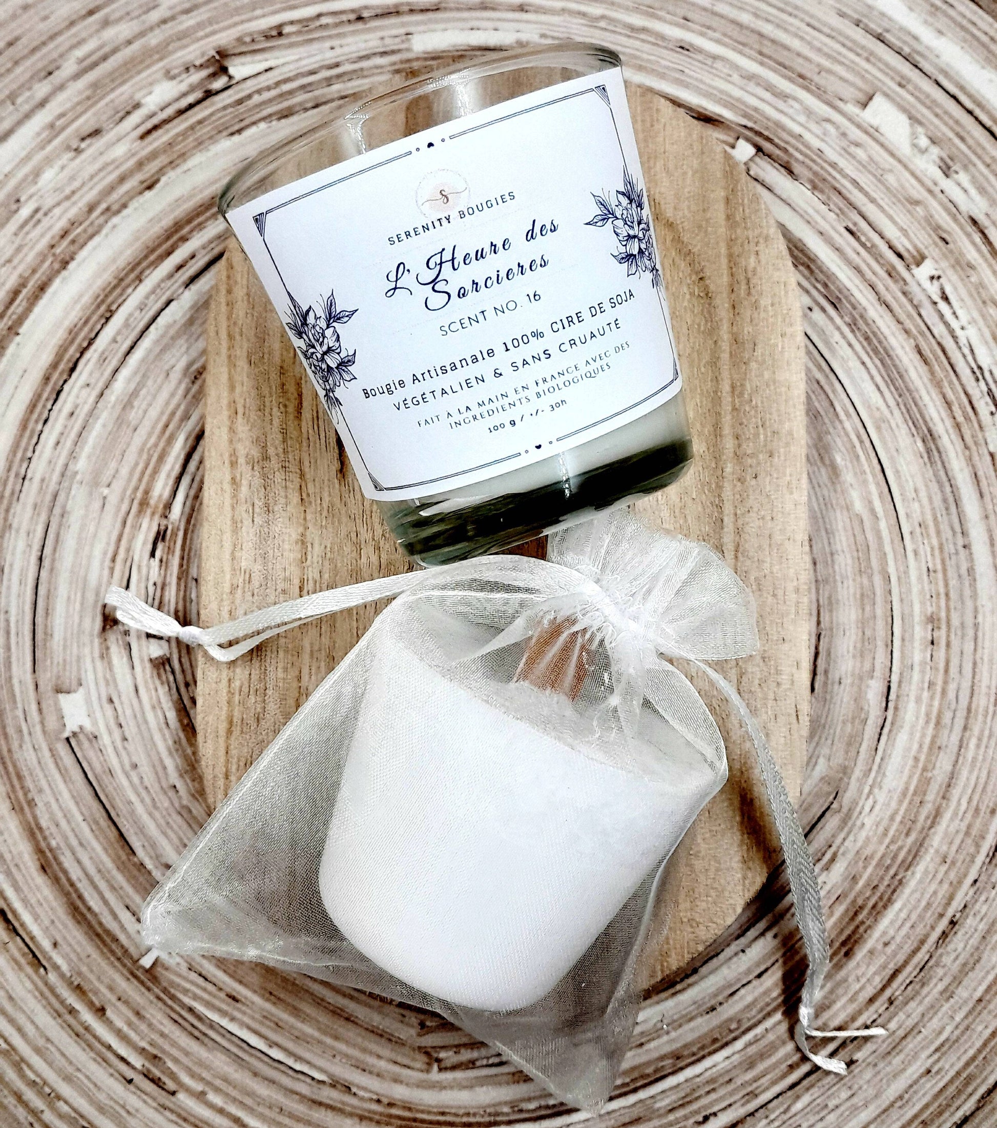 bougie parfumé artisanal rechargeable