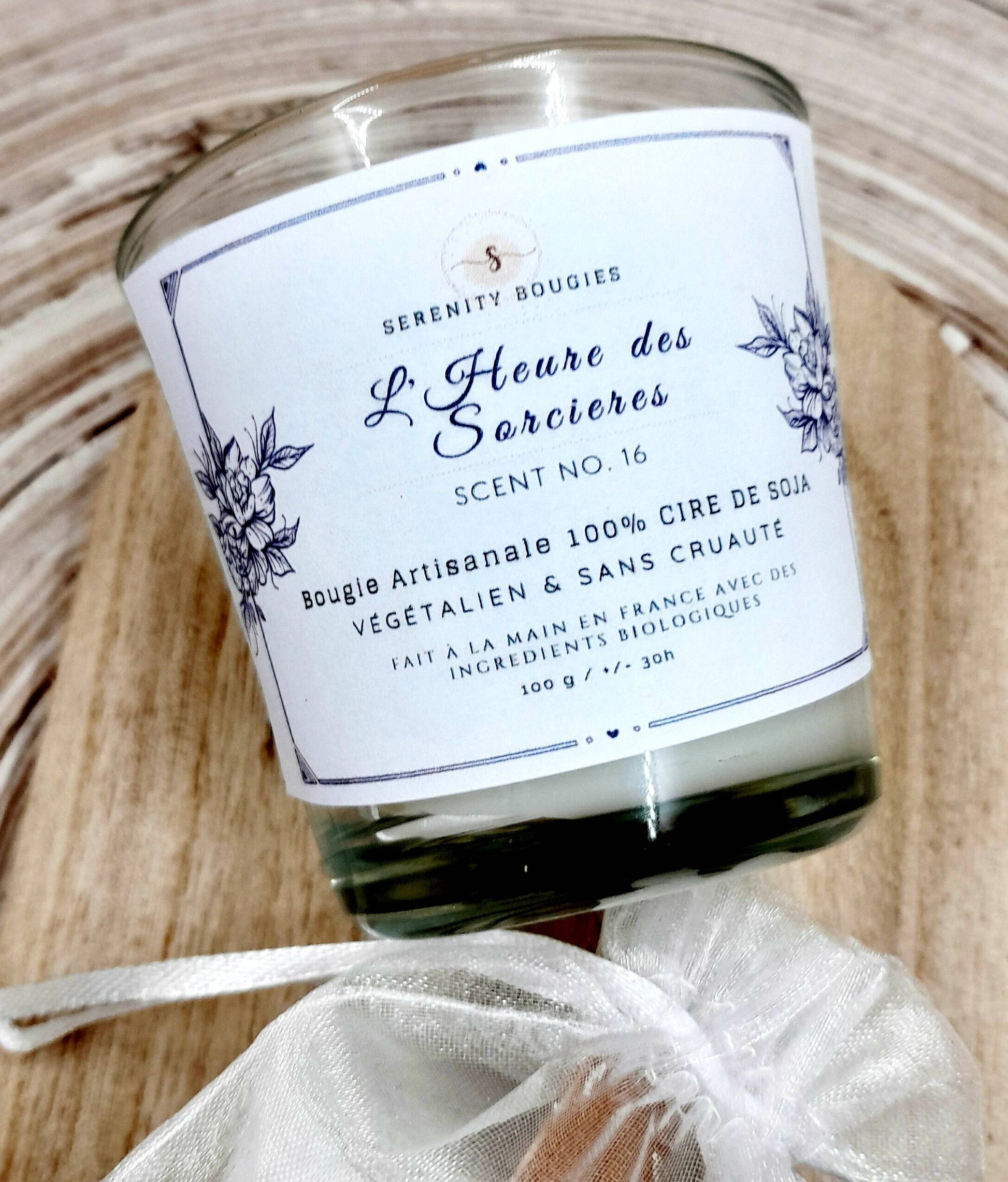 bougie parfumé artisanal rechargeable