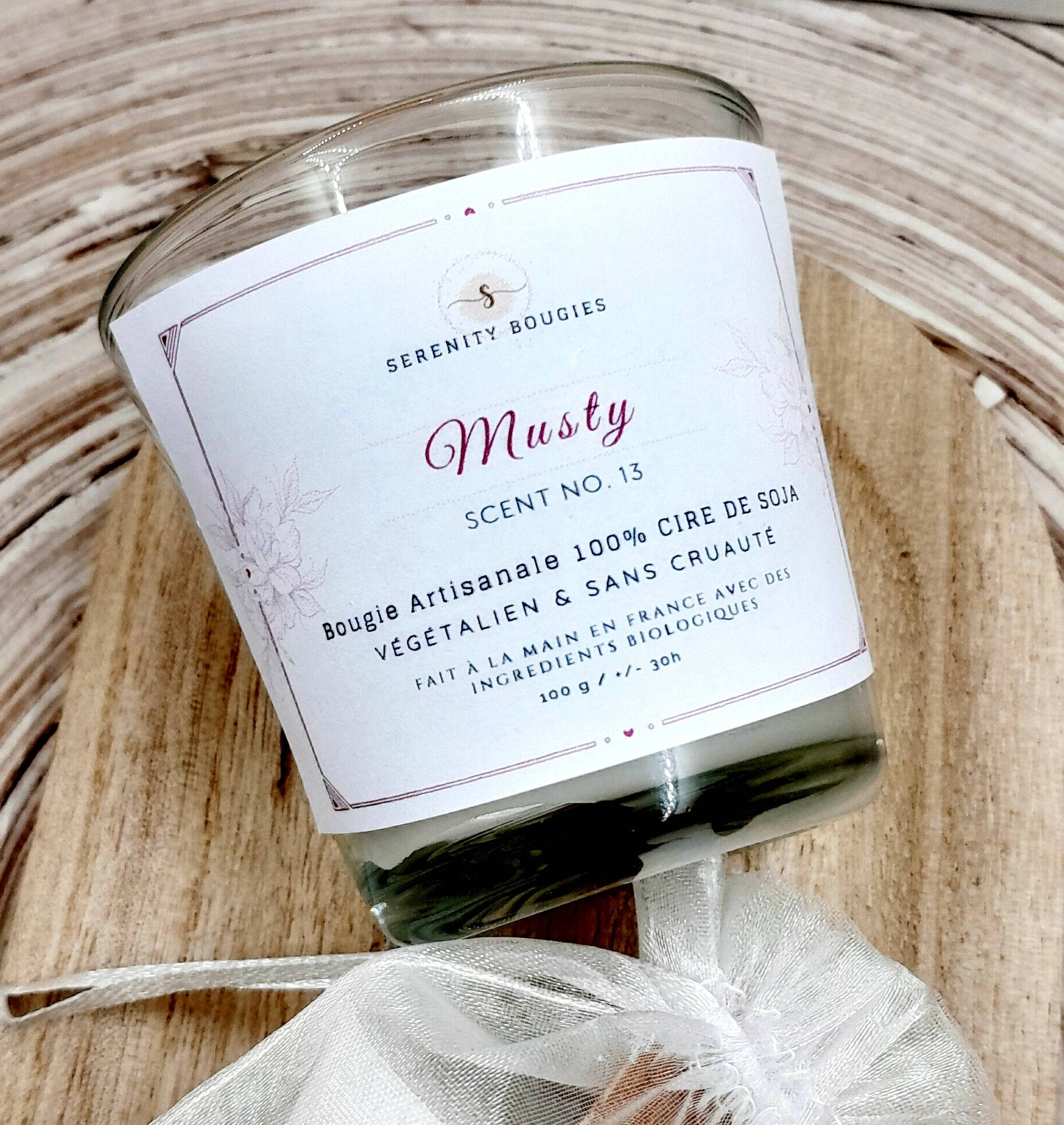 bougie parfumé artisanal rechargeable