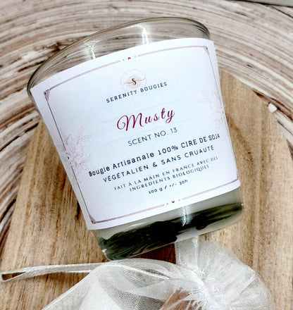 bougie parfumé artisanal rechargeable