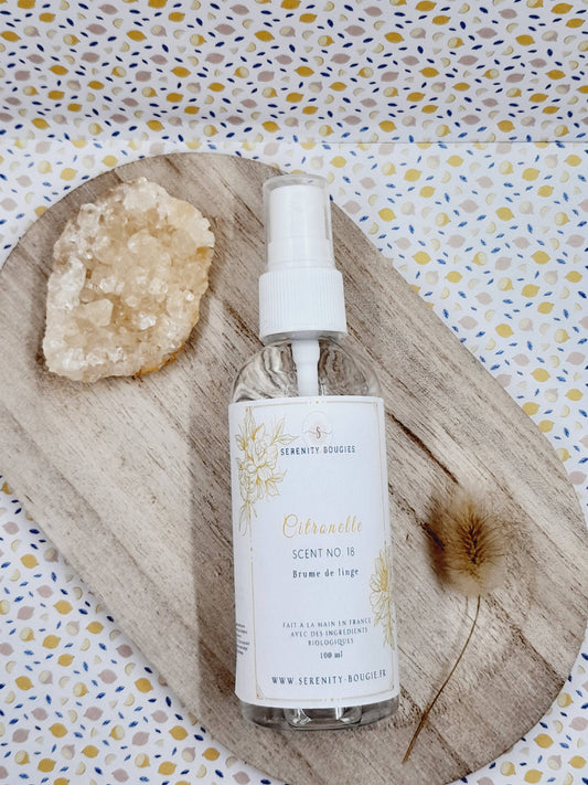 Brume de linge parfum Citronnelle
