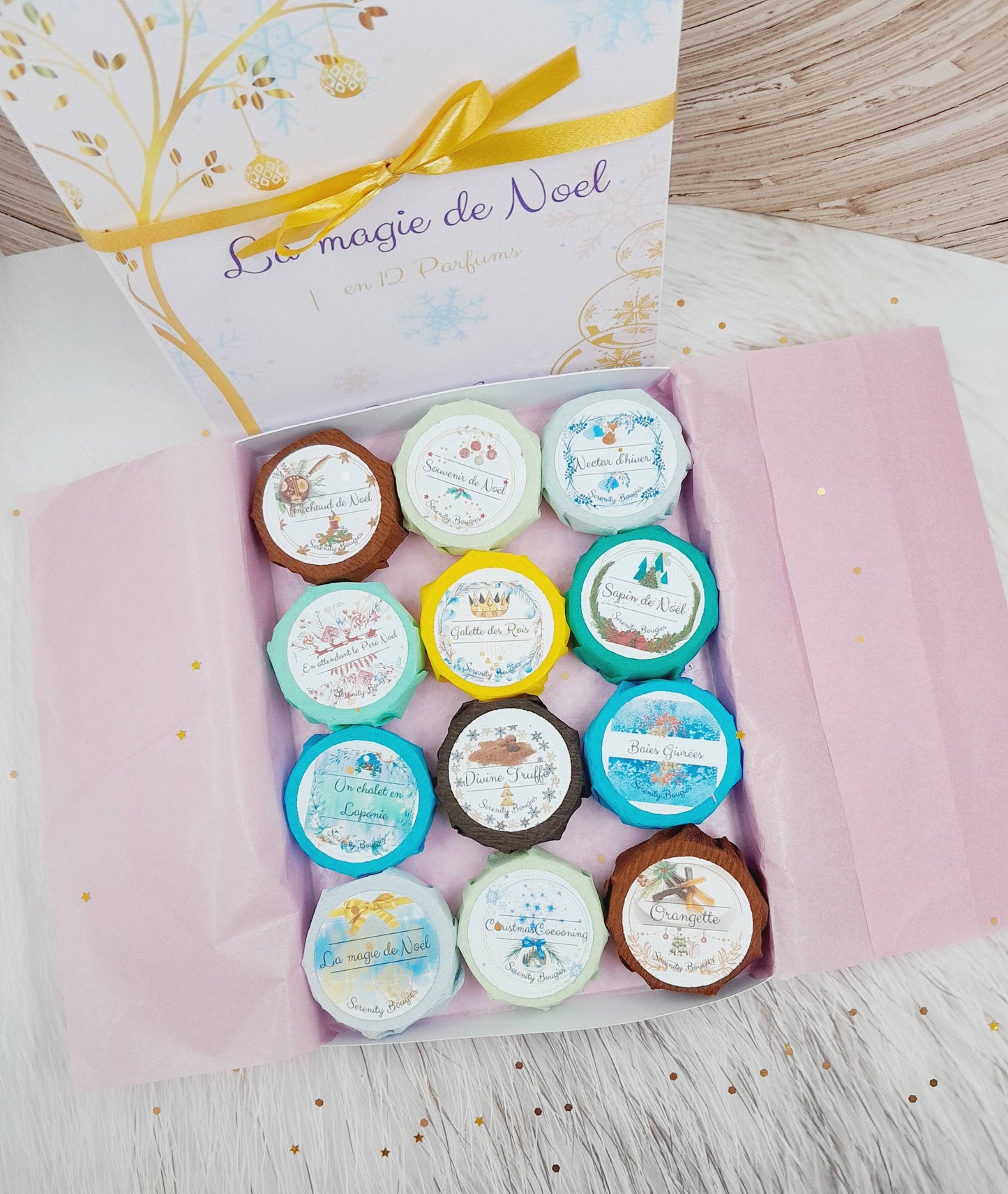 Coffret de Noel fondants parfumés