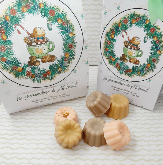 Fondant perfumado x6 en pack - Colección Les gourmandises de p'tit biscuit - edición limitada