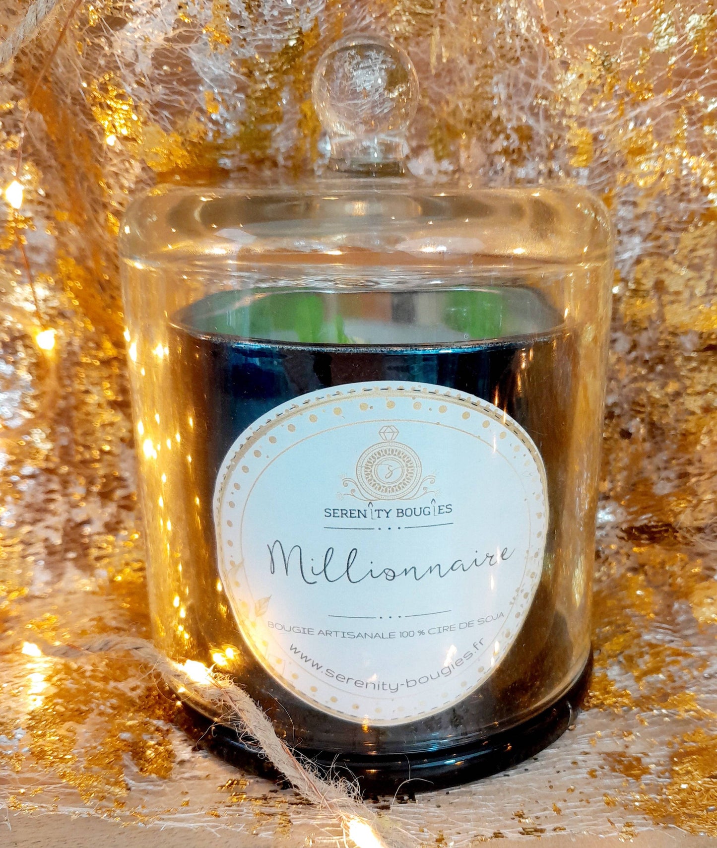 MILLIONNAIRE luxury - Vela perfumada - perfume falso inspirado en grandes perfumes. artesanal - cera vegetal 
