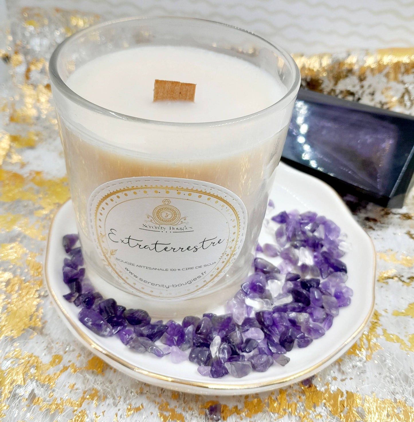 EXTRATERRESTRE - Vela perfumada - Fragancia falsa inspirada en grandes perfumes. cera vegetal 