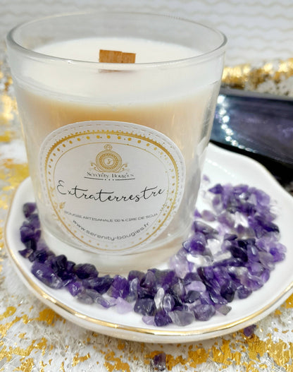 EXTRATERRESTRE - Vela perfumada - Fragancia falsa inspirada en grandes perfumes. cera vegetal 