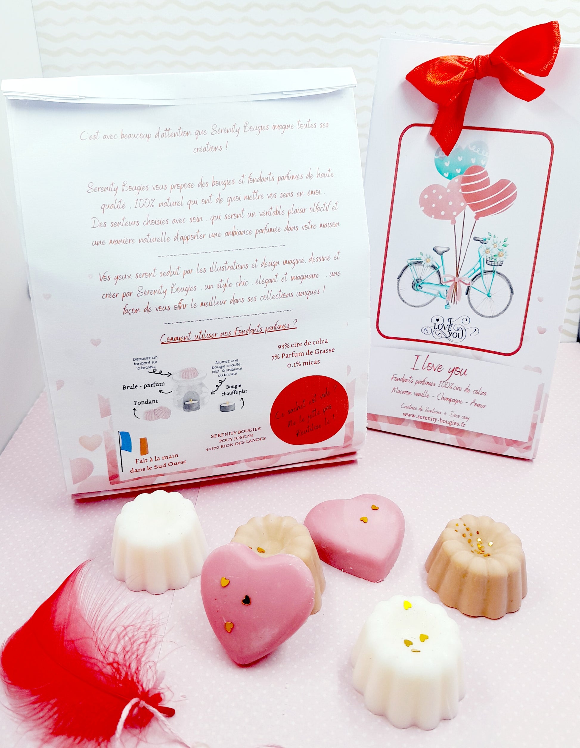 Scented Fondant Pack x6 - I LOVE YOU Collection - Limited Edition - 3 –  Sérénity Bougies