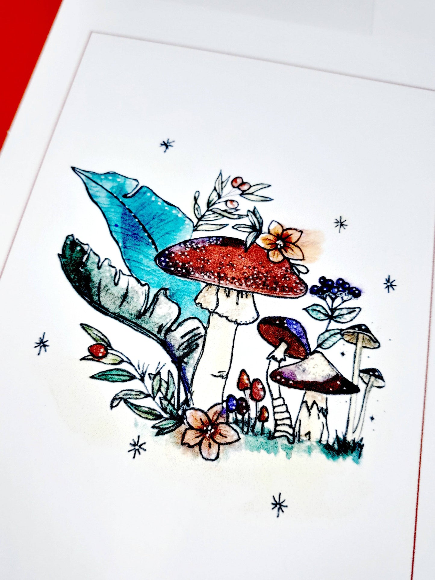 Tarjeta de mensaje BOSQUE ENCANTADO
