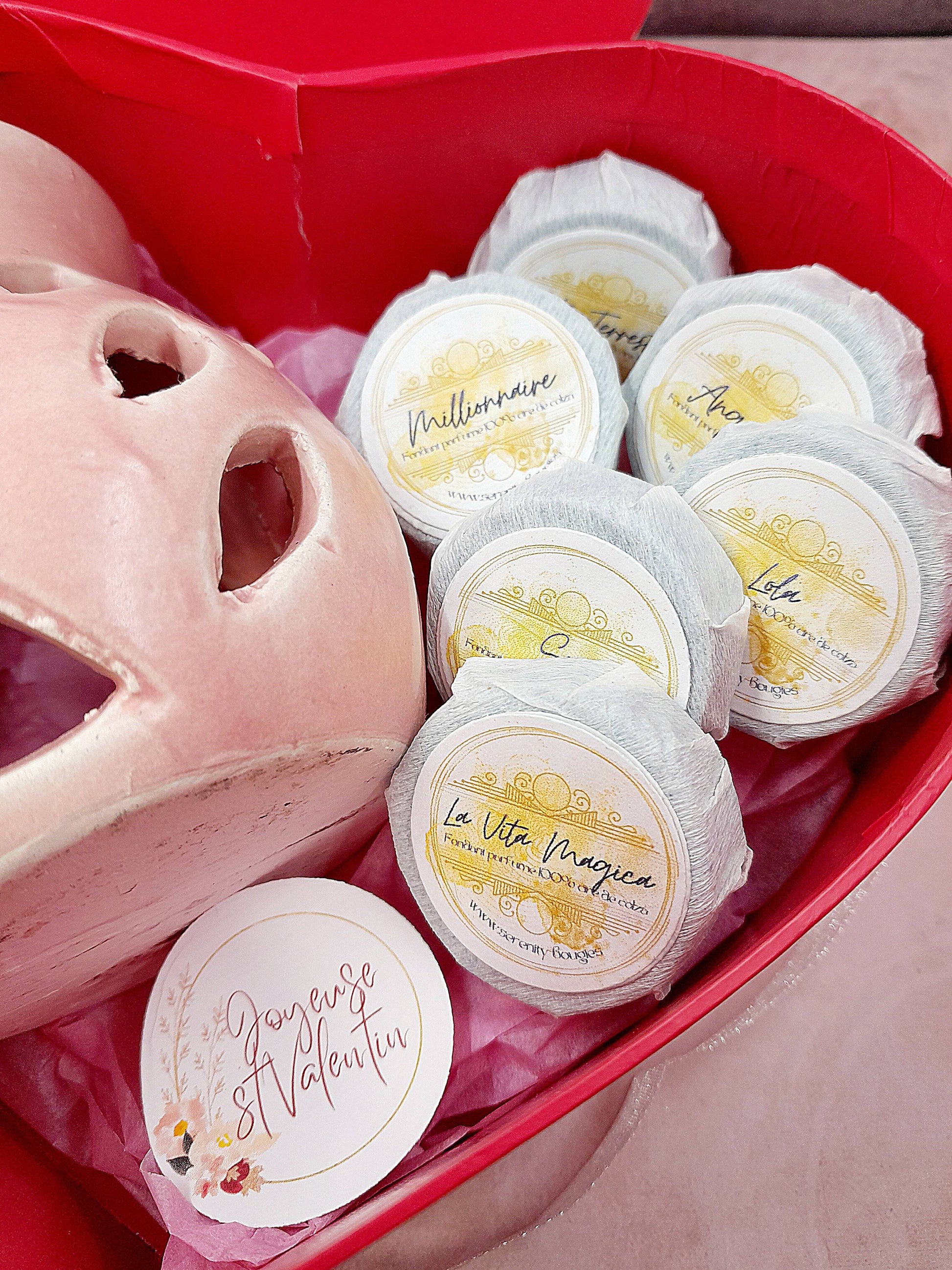 fondant parfumé avec brûleur