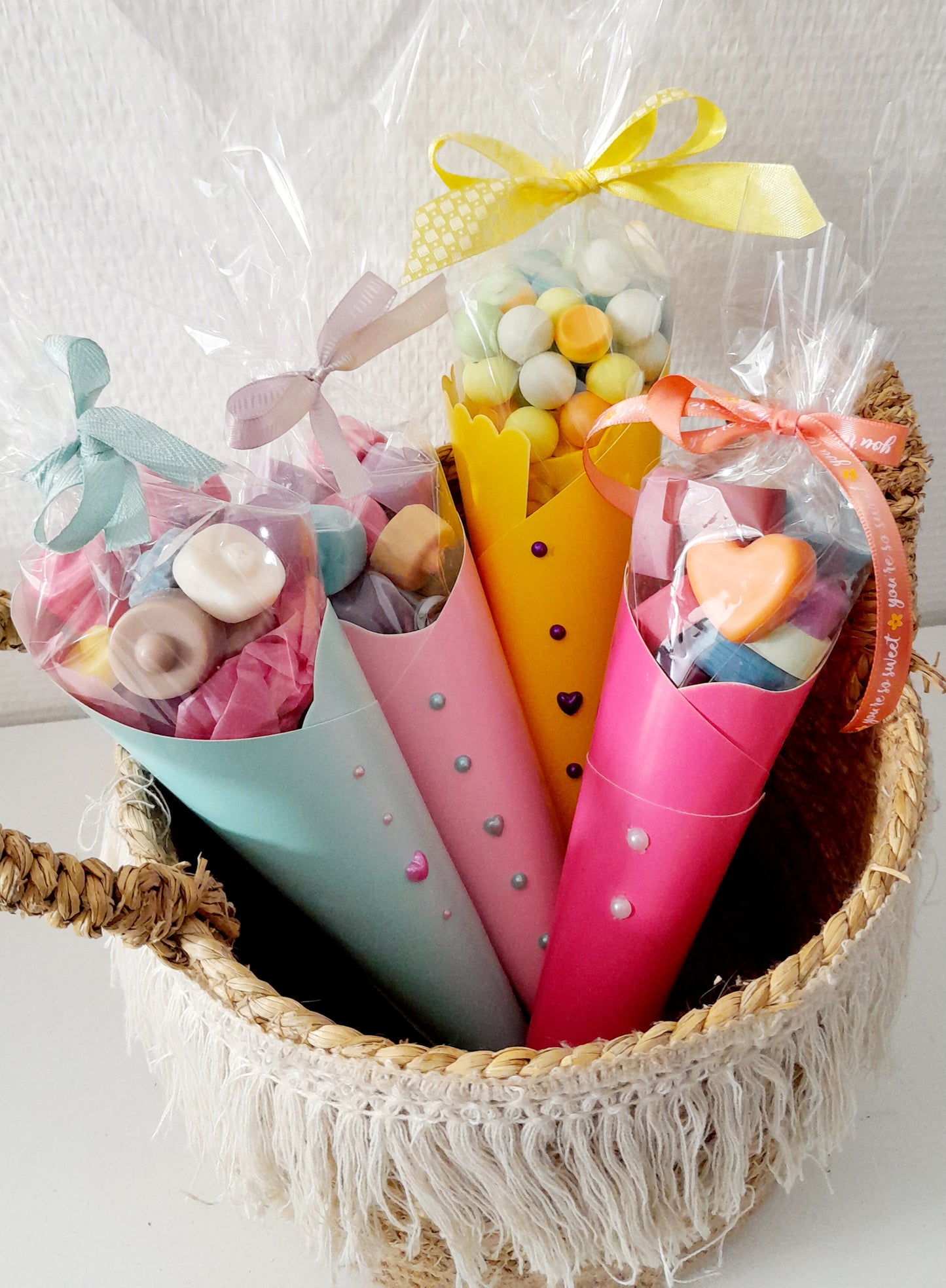 Fondant perfumado con cera vegetal en cono a elección