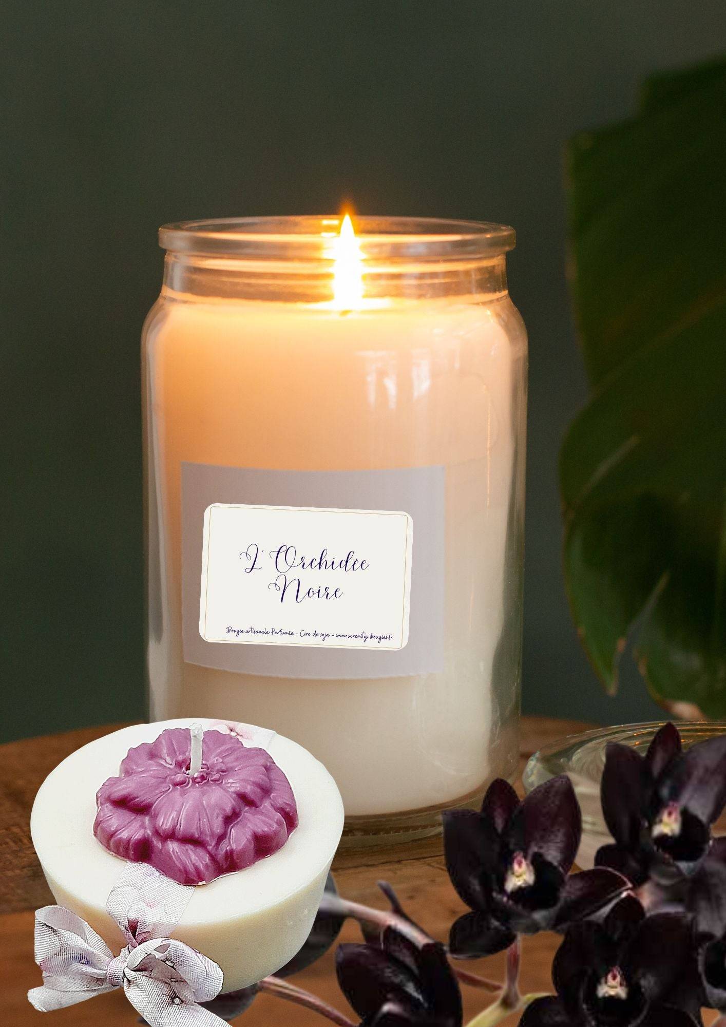 Bougie parfum fleuri