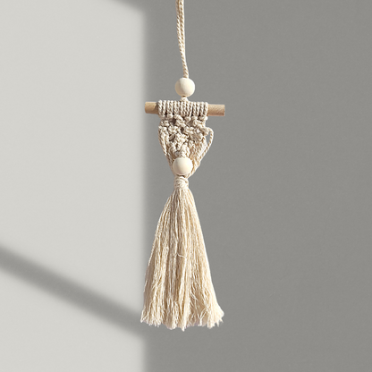 Diffuseur suspension en macramé pour voiture armoire ...  fait main
