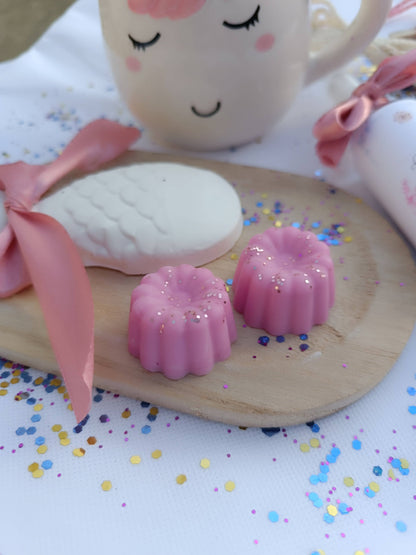 Fondant perfumado UNICORNIO - Guijarro de cera artesanal 100% cera vegetal